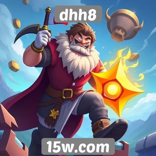 Exploração do universo de jogos no site dhh8