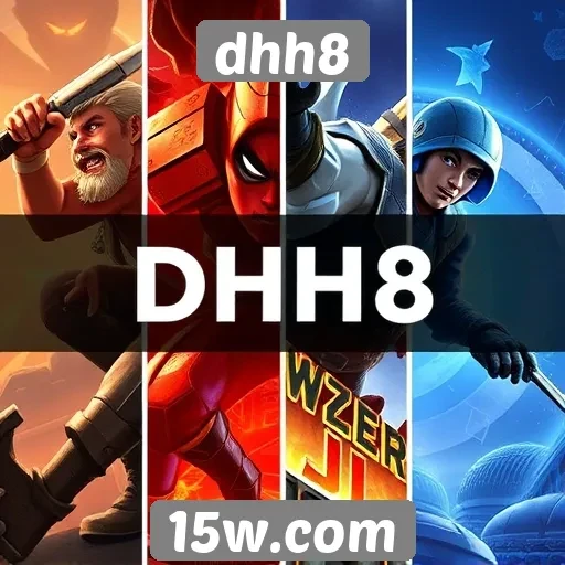 Comparativo entre jogos populares no DHH8